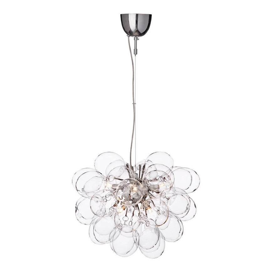 ByRydens - Luster na sajli GROSS 8xG9/4W/230V prozirna pr. 50 cm