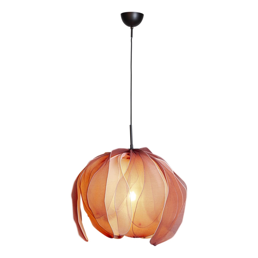 ByRydens - Luster na sajli LOU LOU 1xE27/5W/230V ružičasta pr. 80 cm
