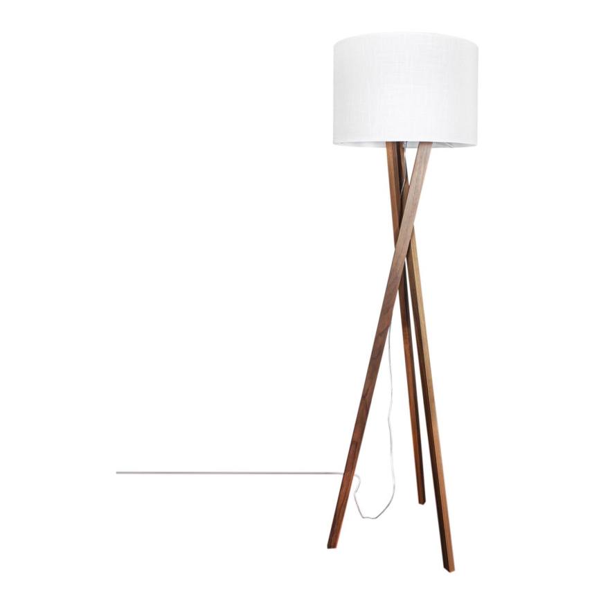 ByRydens - Podna lampa VEGA 1xE27/5W/230V smeđa/bijela