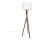 ByRydens - Podna lampa VEGA 1xE27/5W/230V smeđa/bijela