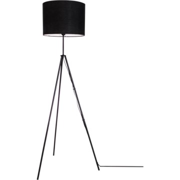 ByRydens - Podna svjetiljka RINA 1xE27/5W/230V crna