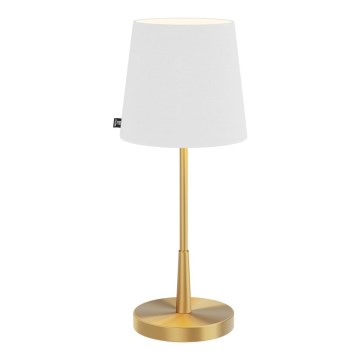ByRydens - Stolna lampa LUMI 1xE27/8W/230V bijela/zlatna 48,5 cm