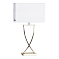 ByRydens - Stolna lampa OMEGA 1xE27/5W/230V bijela/mesing