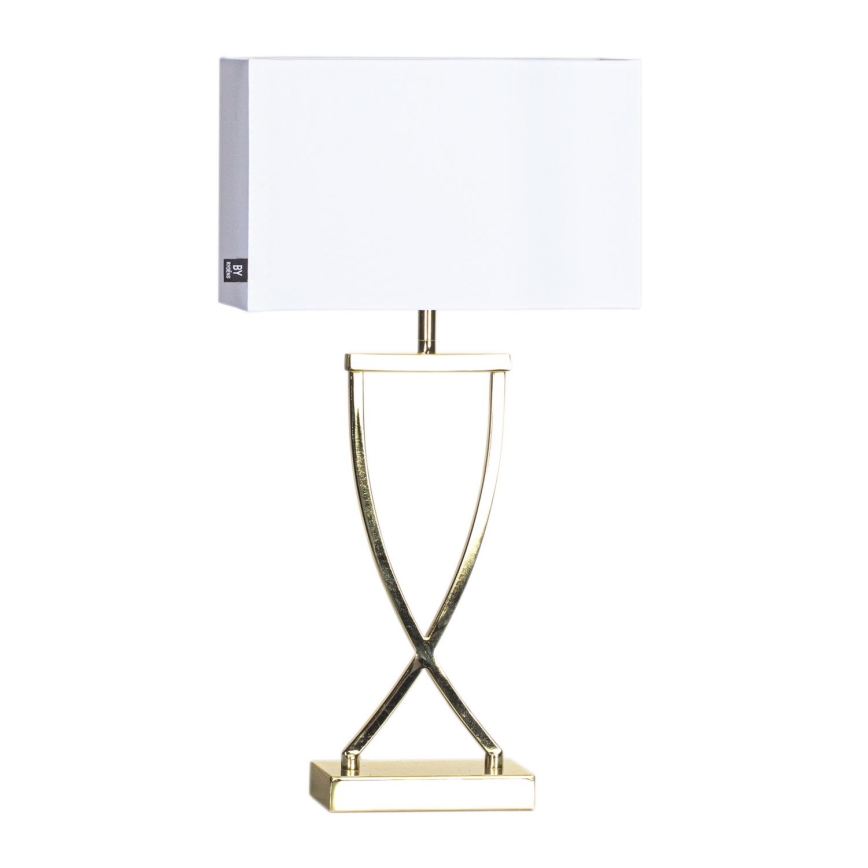 ByRydens - Stolna lampa OMEGA 1xE27/5W/230V bijela/zlatna