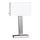 ByRydens - Stolna lampa PRIME 1xE27/5W/230V bijela/matni krom