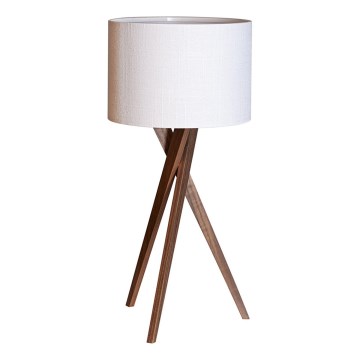 ByRydens - Stolna lampa VEGA 1xE27/8W/230V bijela/orah