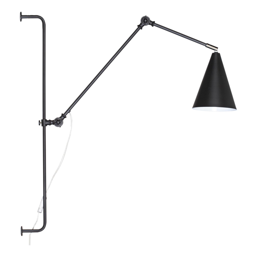 ByRydens - Zidna lampa YUKON 1xE27/5W/230V crna