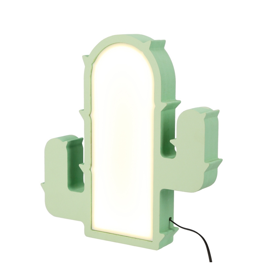 CACTUS LED dječja stolna lampa 10W 230V zelena