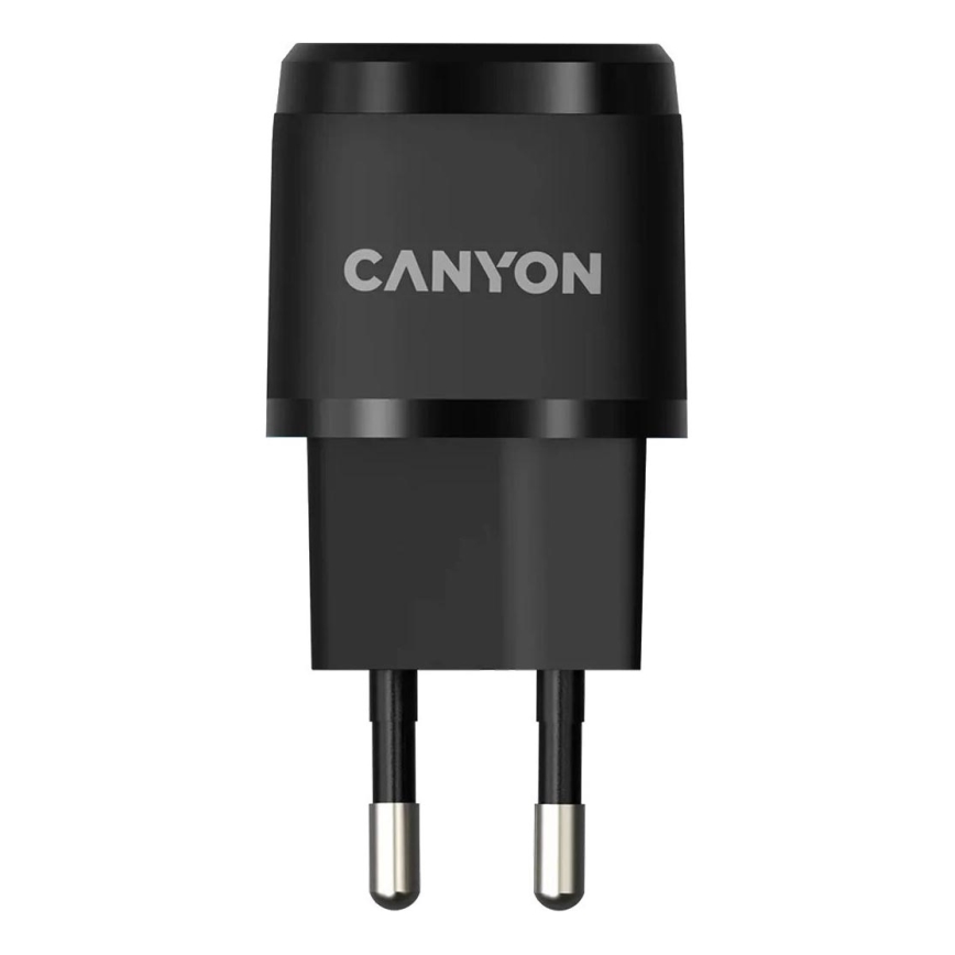 Canyon - Adapter za brzo punjenje Power Delivery 20W crna