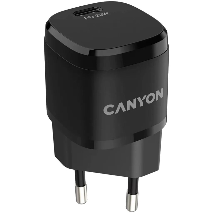 Canyon - Adapter za brzo punjenje Power Delivery 20W crna