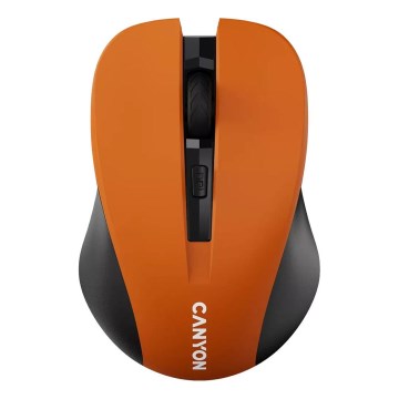Canyon - Bežični miš 800/1000/1200 DPI 2xAAA narančasta