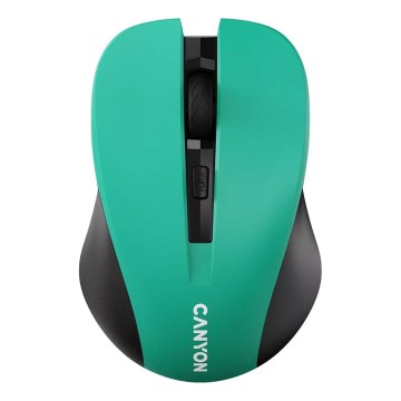 Canyon - Bežični miš 800/1000/1200 DPI 2xAAA zelena