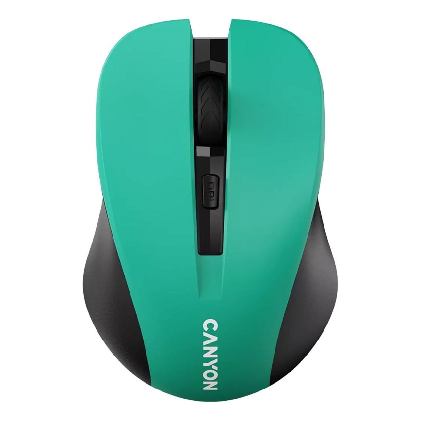 Canyon - Bežični miš 800/1000/1200 DPI 2xAAA zelena