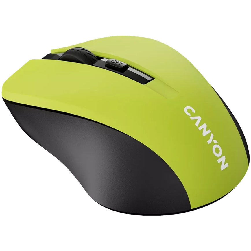 Canyon - Bežični miš 800/1000/1200 DPI 2xAAA žuta
