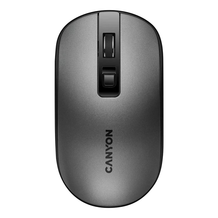 Canyon - Bežični miš 800/1200/1600 DPI siva