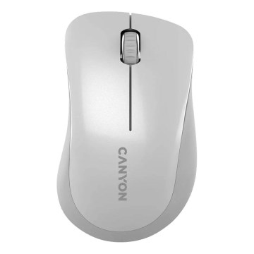 Canyon - Bežični optički miš sa senzorom Pixart MW 1200 DPI 2xAAA bijela