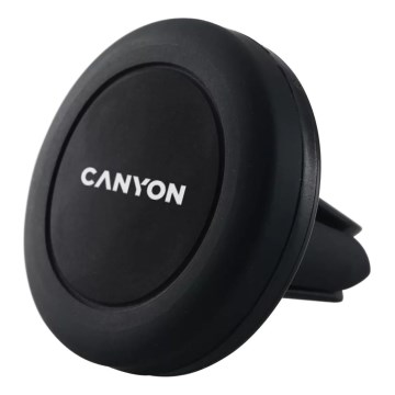 Canyon - Magnetni auto držač za mobitel okrugli crna
