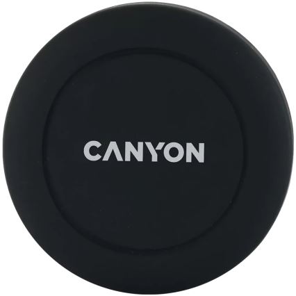 Canyon - Magnetni auto držač za mobitel okrugli crna