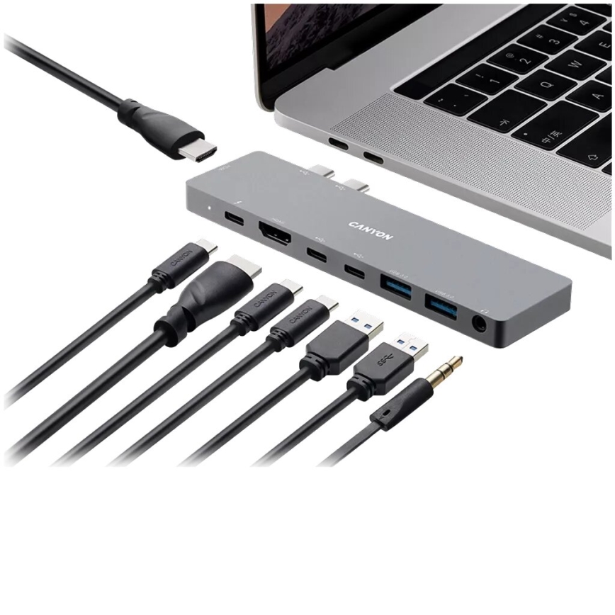 Canyon - Power Delivery docking stanica za Macbook 8u1