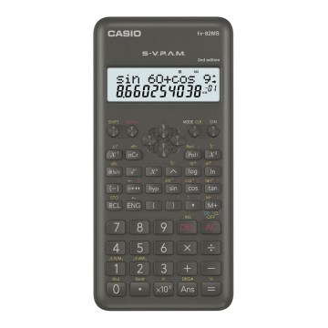 Casio - Školski kalkulator 1xAAA crna