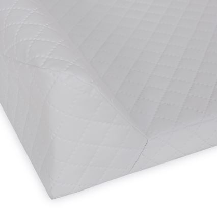 CebaBaby - Podloga za previjanje s čvrstom pločom i dva povišena ruba COMFORT 50x70 cm siva