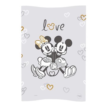 CebaBaby - Podloga za previjanje s dva povišena ruba COSY DISNEY 50x70 cm siva