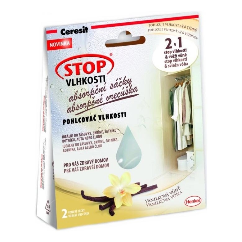 Ceresit - Vrećice za upijanje vlage 2x 50 g vanilija