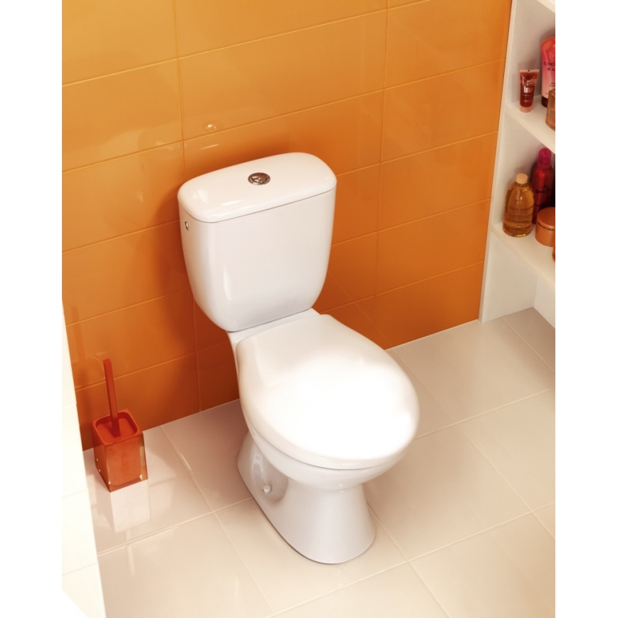 Cersanit K08-029 - Samostojeća WC školjka s daskom PRESIDENT keramika/bijela