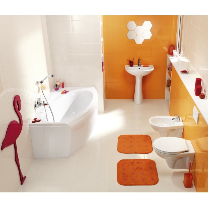 Cersanit K08-029 - Samostojeća WC školjka s daskom PRESIDENT keramika/bijela