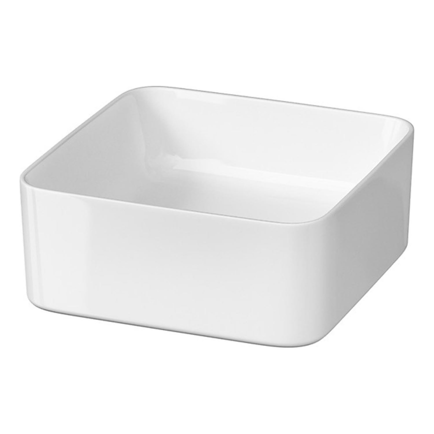 Cersanit K114-007-ECO - Umivaonik za ugradnju na radnu ploču CREA 35x35 cm keramika/sjajna bijela