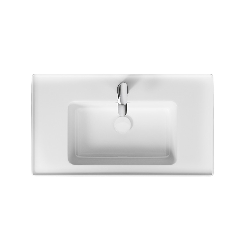 Cersanit K114-017 - Ugradbeni umivaonik CREA 44,5x80,5 cm keramika/sjajno bijela