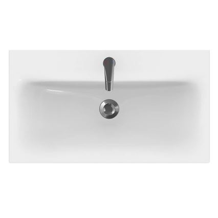 Cersanit K116-013 - Ugradbeni umivaonik MODUO 45x80 cm keramika/sjajna bijela