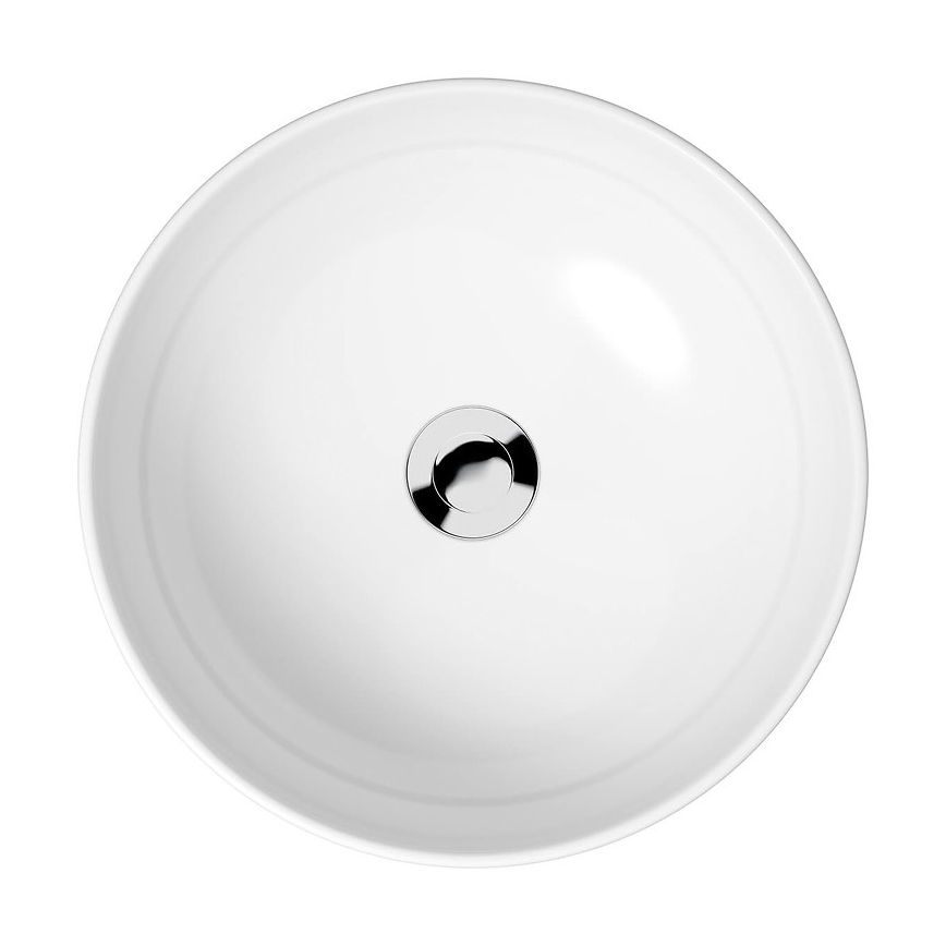 Cersanit K116-048 - Nadgradni umivaonik MODUO pr. 40 cm keramika/sjajna bijela