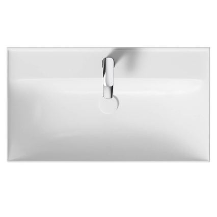 Cersanit K120-010 - Ugradbeni umivaonik LARGA 46x80,5 cm keramika/sjajna bijela