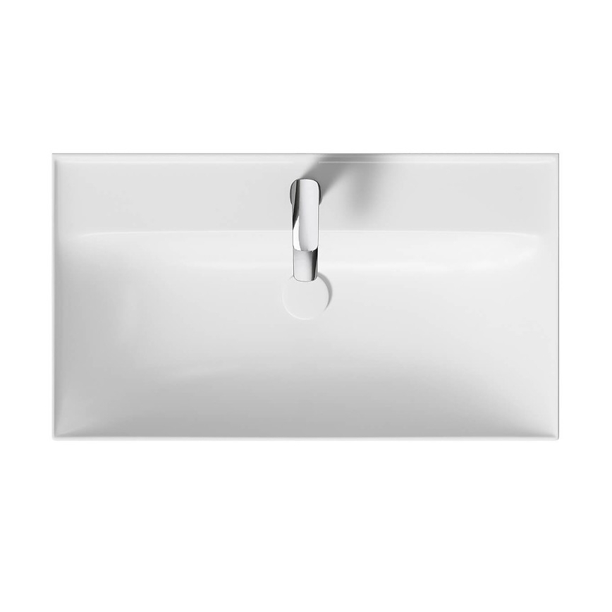 Cersanit K120-010 - Ugradbeni umivaonik LARGA 46x80,5 cm keramika/sjajna bijela