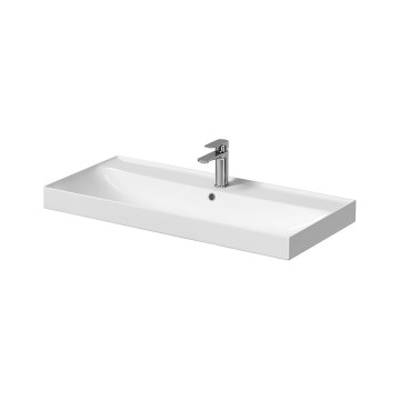 Cersanit K120-011 - Ugradbeni umivaonik LARGA 46x100 cm keramika/sjajna bijela