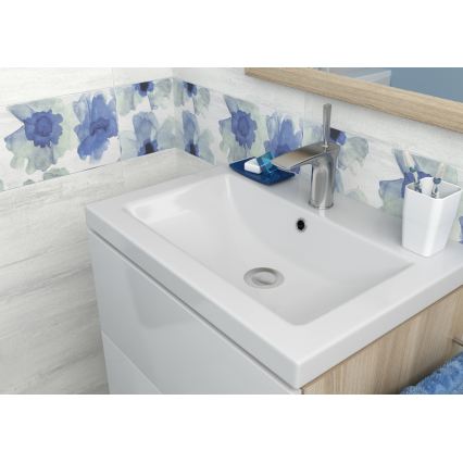 Cersanit K32-003-BOX - Umivaonik COMO 45x60 cm, nadpultni ili zidni, keramika, sjajna bijela