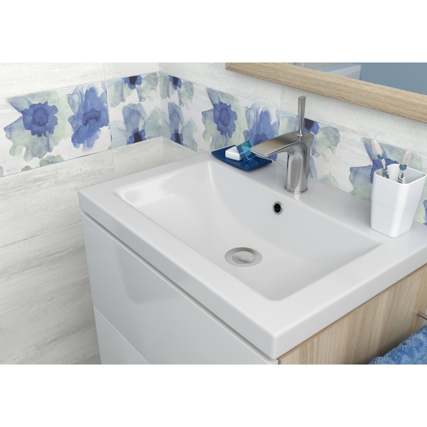 Cersanit K32-003-BOX - Umivaonik COMO 45x60 cm, nadpultni ili zidni, keramika, sjajna bijela