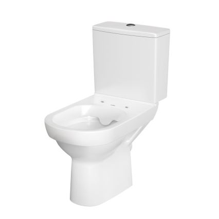 Cersanit K35-035 - Samostojeća WC školjka s daskom CITY keramika/bijela