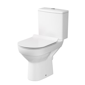 Cersanit K35-037 - Samostojeća WC školjka s daskom CITY keramika/bijela