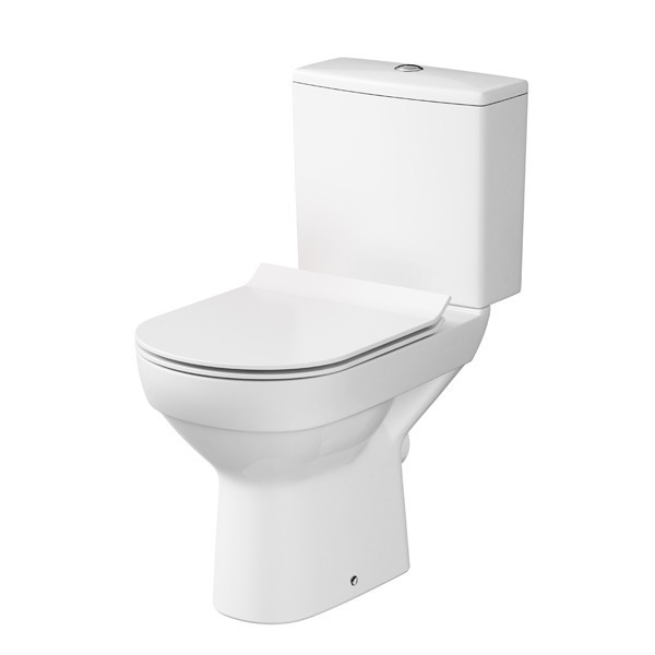 Cersanit K35-037 - Samostojeća WC školjka s daskom CITY keramika/bijela