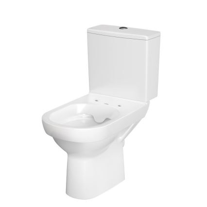Cersanit K35-037 - Samostojeća WC školjka s daskom CITY keramika/bijela