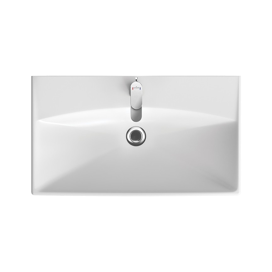Cersanit K35-061 - Ugradni umivaonik CITY 45,5x80,5 cm keramika/sjajna bijela