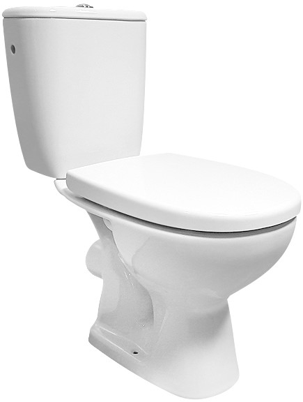 Cersanit K667-052 - Samostojeća WC školjka s daskom ARTECO keramika/bijela