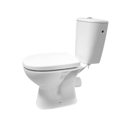 Cersanit K667-052 - Samostojeća WC školjka s daskom ARTECO keramika/bijela