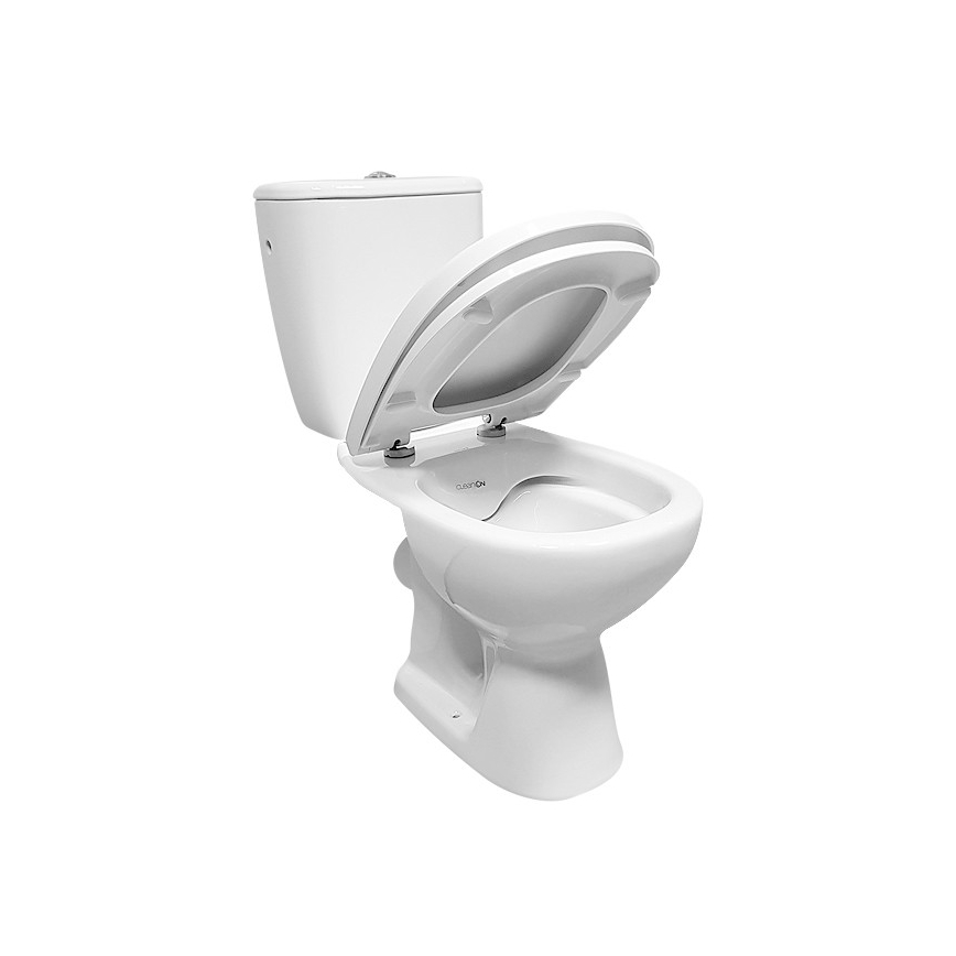 Cersanit K667-052 - Samostojeća WC školjka s daskom ARTECO keramika/bijela