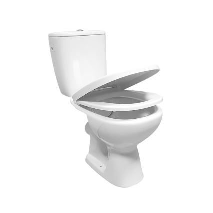 Cersanit K667-052 - Samostojeća WC školjka s daskom ARTECO keramika/bijela