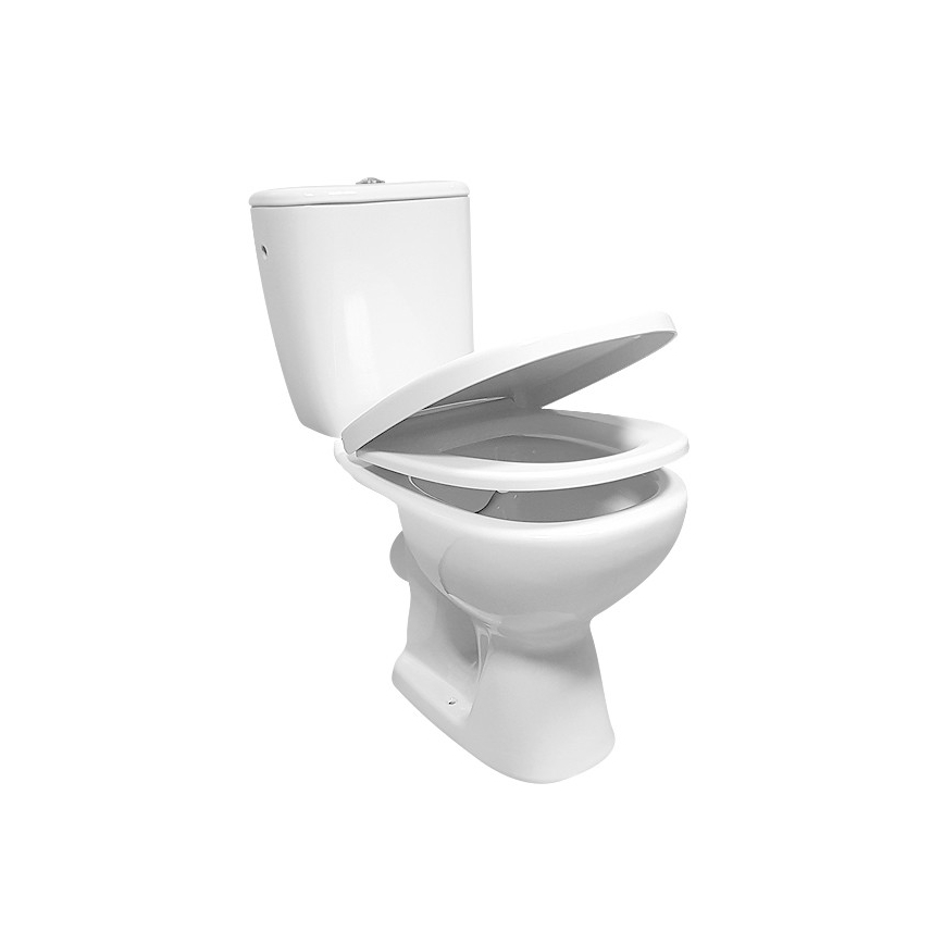Cersanit K667-052 - Samostojeća WC školjka s daskom ARTECO keramika/bijela