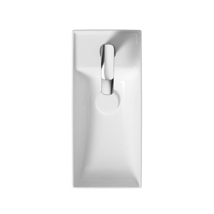 Cersanit K677-005 - Umivaonik za ploču LARGA 22x50 cm keramika/sjajna bijela