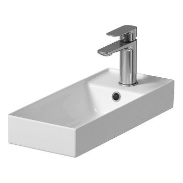 Cersanit K677-005 - Umivaonik za ploču LARGA 22x50 cm keramika/sjajna bijela